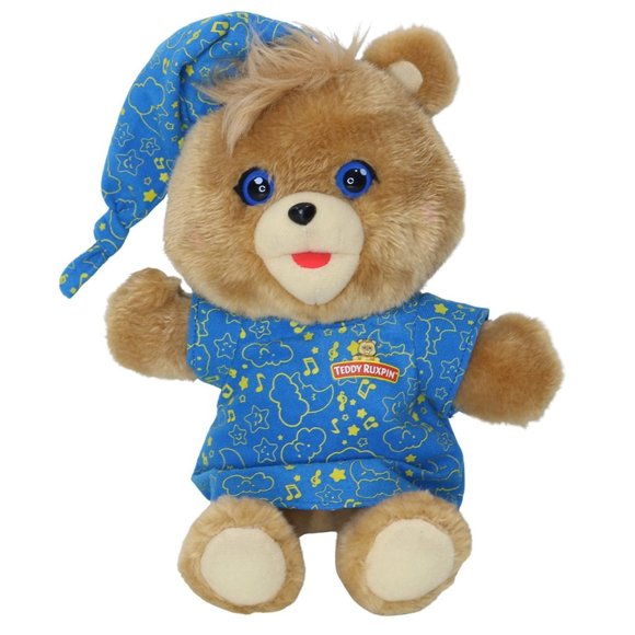 Teddy Ruxpin Bedtime Gown Talking Singing Lullaby Plush Stuffed Animal 2018 - Picture 1 of 14